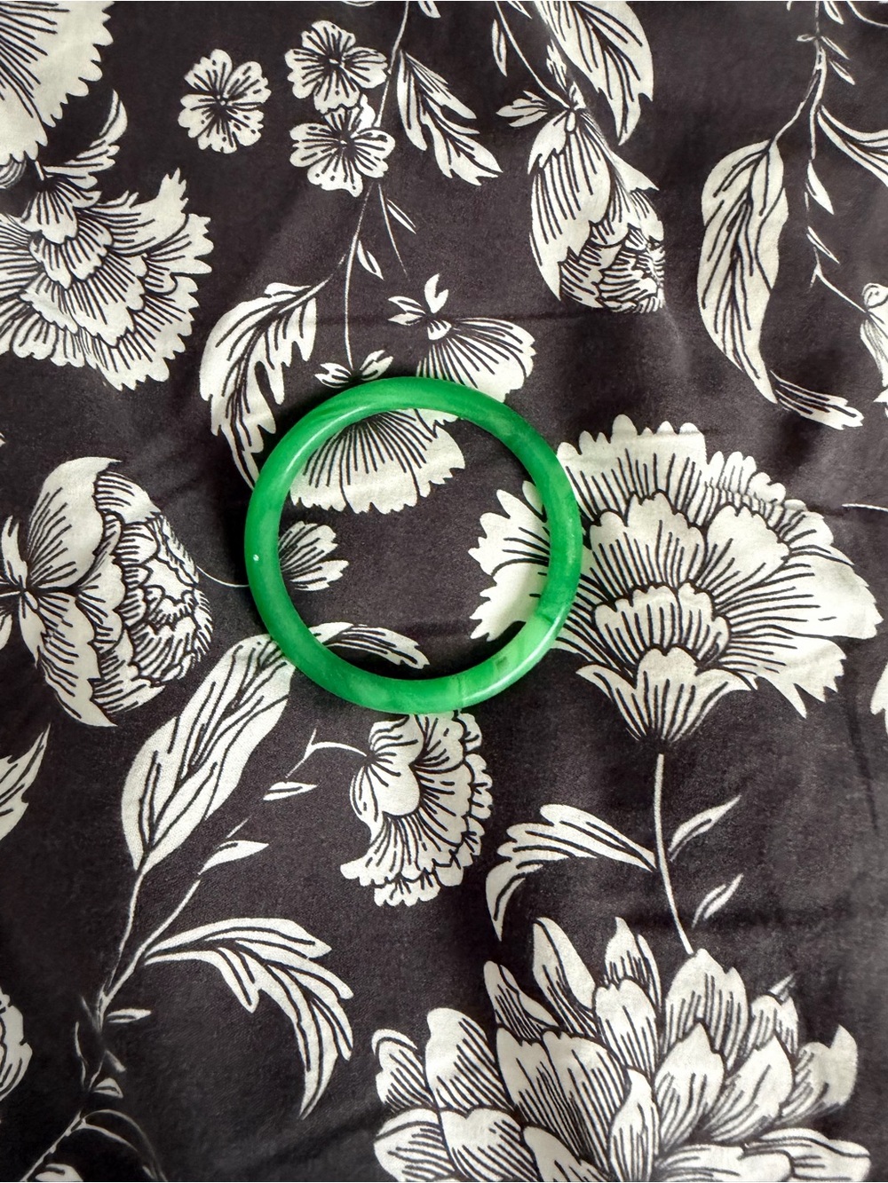 Vintage Jade Bangle Bracelet